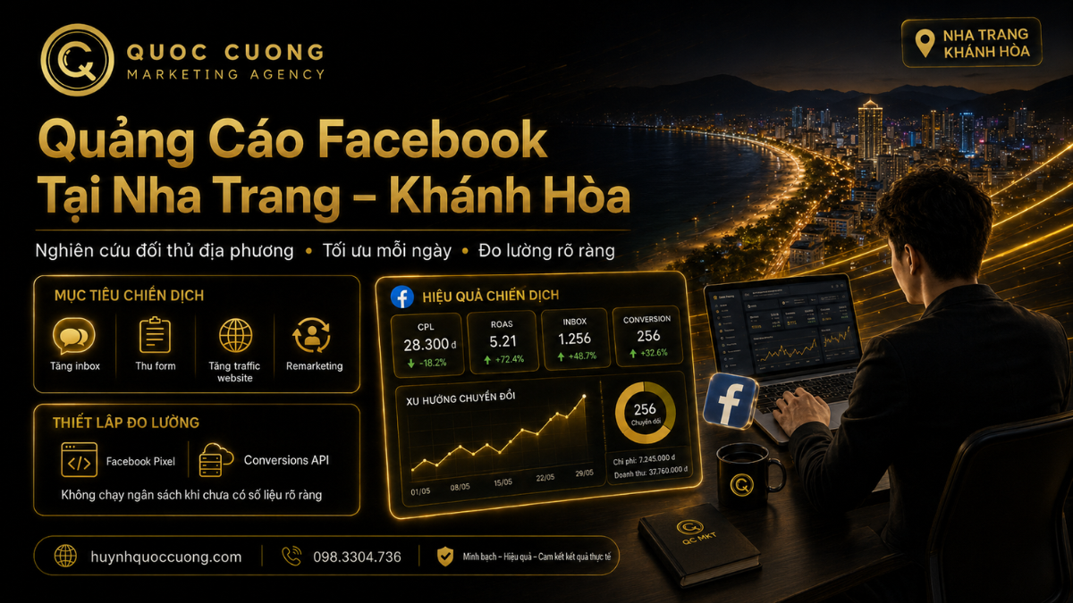 Dịch vụ quảng cáo Facebook tại Nha Trang – Khánh Hòa của QC MKT