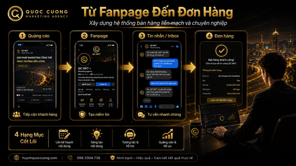 Vai trò của Fanpage trong hệ thống bán hàng